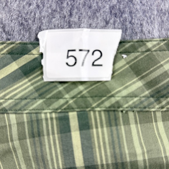 Columbia Omni-Wick Green Plaid Cargo Shorts Mens 40 Hiking Outdoor AM4083 - Picture 10 of 12